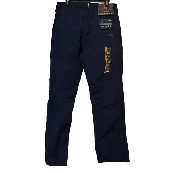 NWT Ariat FR M4 Low Rise Ripstop Bootcut Duralight Navy Pants - Picture 5 of 14
